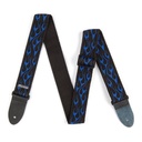 Dunlop D38-11BL - Classic Strap - Flame Blue - Image 2