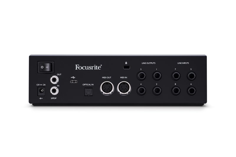 Focusrite Clarett+ 4Pre, interface audio USB-C 18 entrées et 8 sorties - Image 2