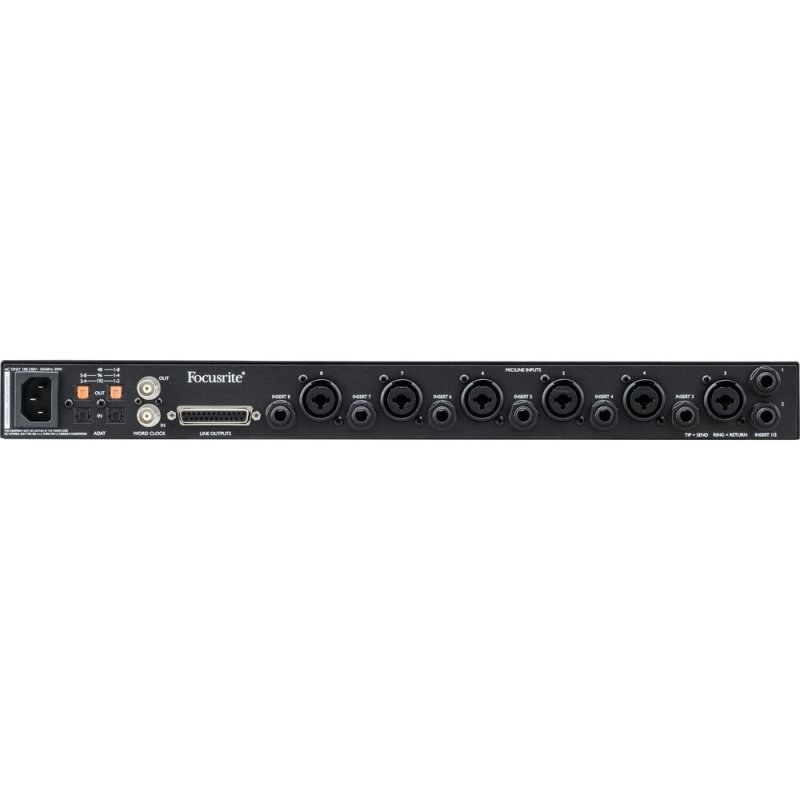 Focusrite Clarett+ OctoPre, préamplificateur micro 8 canaux ADAT - Image 2