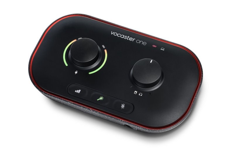 Focusrite Vocaster One Studio, ensemble podcast avec interface, micro dynamique et casque - Image 2