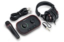 Focusrite Vocaster One Studio, ensemble podcast avec interface, micro dynamique et casque - Image 3