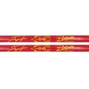 Zildjian Josh Dun Clancy Red Artist Series, baguettes de batterie rouges en hickory, pointe ovale - Image 2
