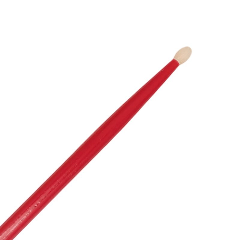 Zildjian Josh Dun Clancy Red Artist Series, baguettes de batterie rouges en hickory, pointe ovale - Image 3