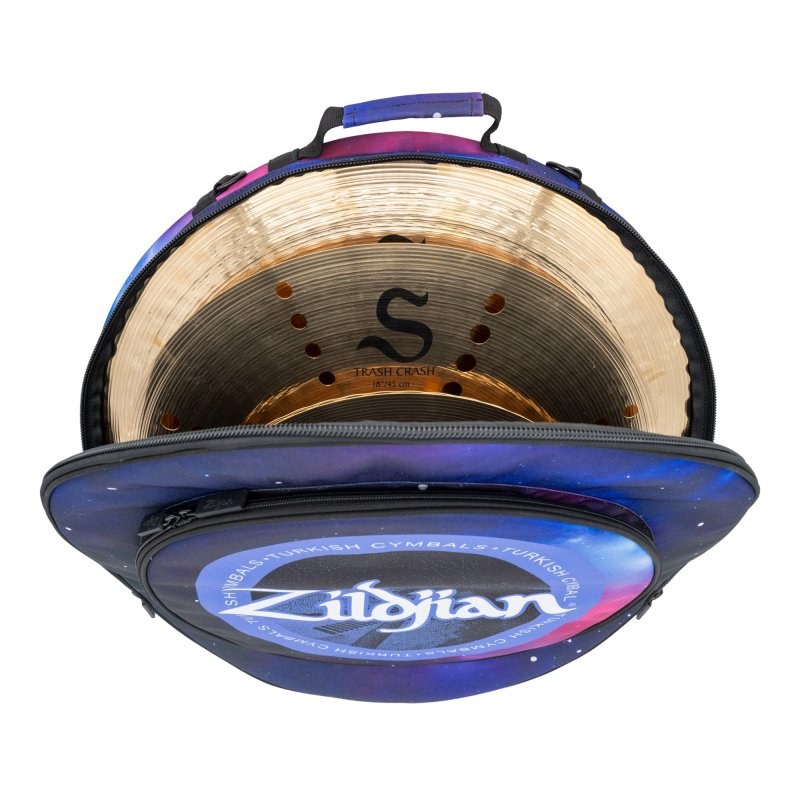 Zildjian sac à dos étudiant pour cymbales 20 po, motif Galaxie mauve - Image 3