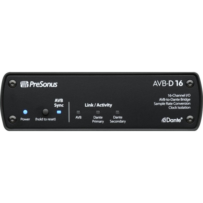 PreSonus AVB-D16, pont réseau AVB vers Dante 16 x 16 - Image 2