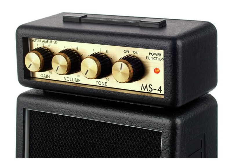 Marshall MS-4 Micro Stack, mini ampli de guitare à piles, noir - Image 3