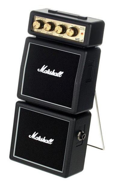 Marshall MS-4 Micro Stack, mini ampli de guitare à piles, noir - Image 4