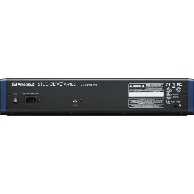 PreSonus StudioLive AR16c, table de mixage analogique 18 canaux avec interface USB-C - Image 3