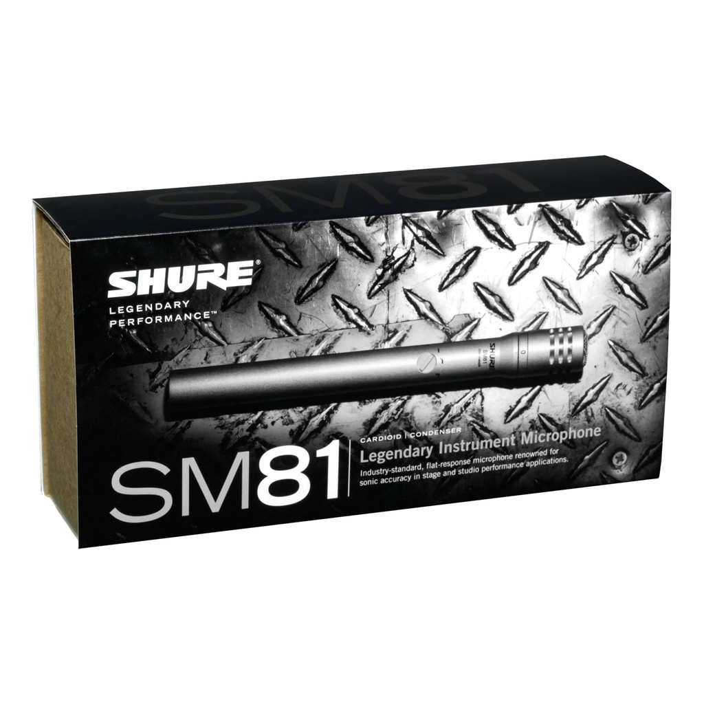 Shure SM81-LC, micro à condensateur cardioïde pour instruments - Image 3