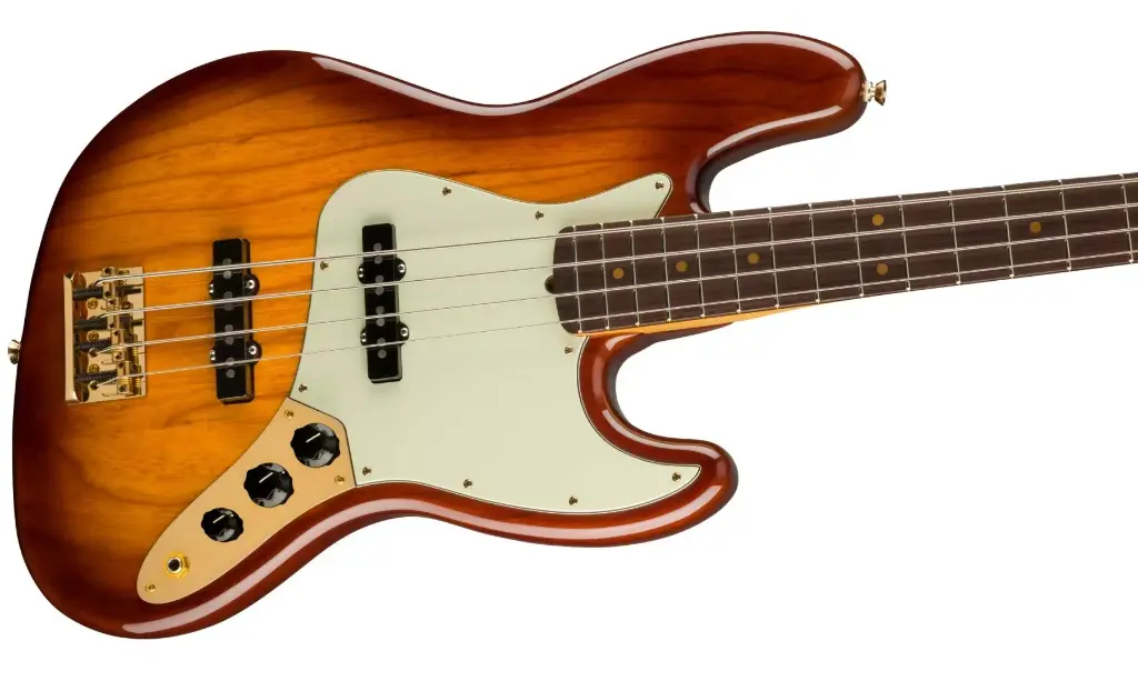 Fender Jazz Bass - 75e Anniversaire - Bourbon Burst close 2.webp