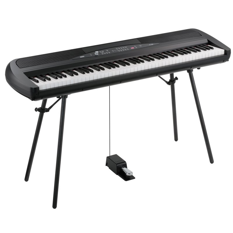 Korg SP-280 - Piano Numérique de Scène 88 Touches NH avec Stand X et 30 Sons - Noir - Image 3