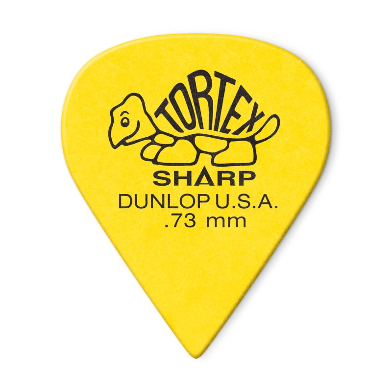 Dunlop 412P.73 - Yellow Plectrum - Sharp - Image 4