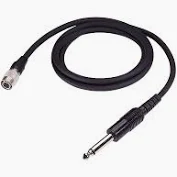 Audio Technica AT-GCW - Câble d'Instrument pour Bodypack