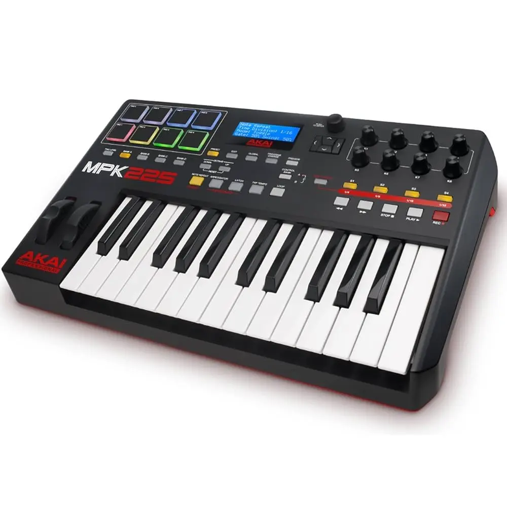 Akai MPK225 - 25-key semi-weighted keyboard controller