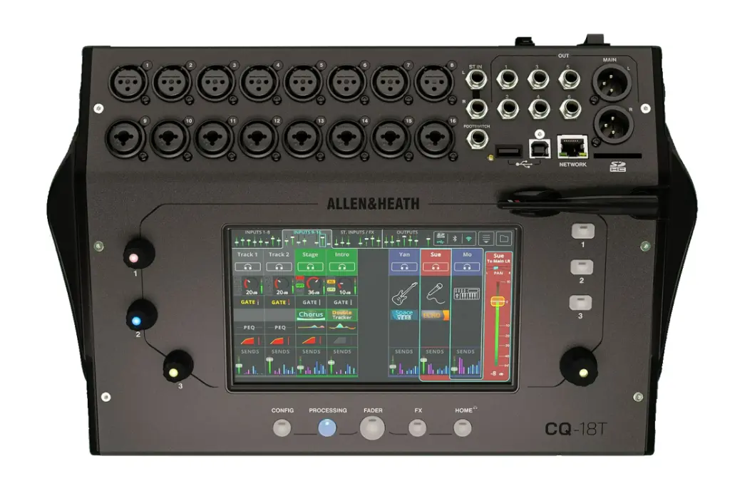 Allen & Heath CQ-18T mixeur numérique ultra-compact