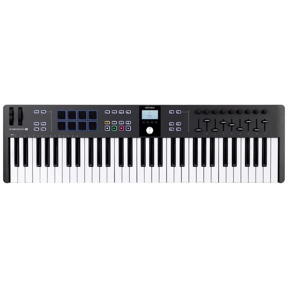 Arturia KeyLab MKII 61 - Contrôleur MIDI Pro - Noir