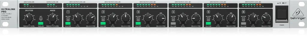 Behringer Ultralink Pro MX882 - Mixeur/Splitter - Audio Professionnel
