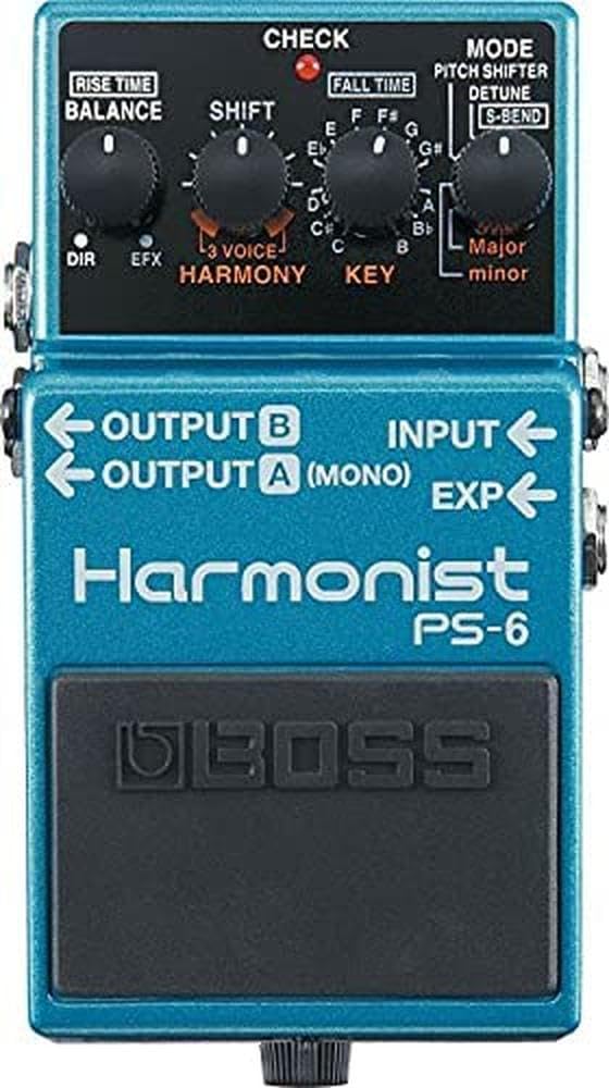 Boss PS-6 - Pédale D'harmonisation - Effets Guitare