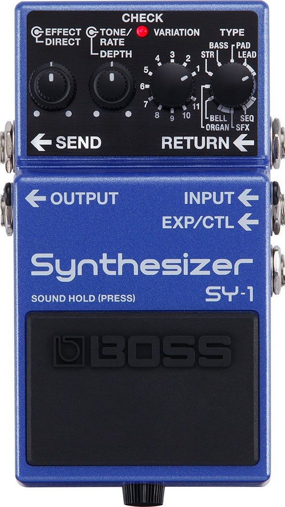 Boss SY-1 - Pédale Synthétiseur - Effets Guitare