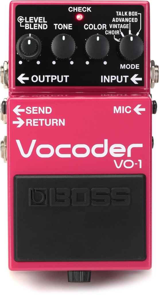 Boss VO-1 - Pédale de Vocoder - Effets Vocaux Innovants