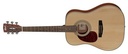 Cort EARTH70-LH-OP - Guitare Acoustique Gaucher - Richesse Sonore