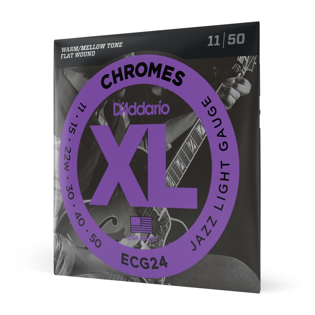 D'Addario Chromes ECG24 - Jazz Light Strings [11-50]