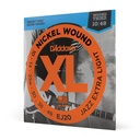 D'Addario EJ20 - Cordes Jazz Extra Light [Nickel Wound]