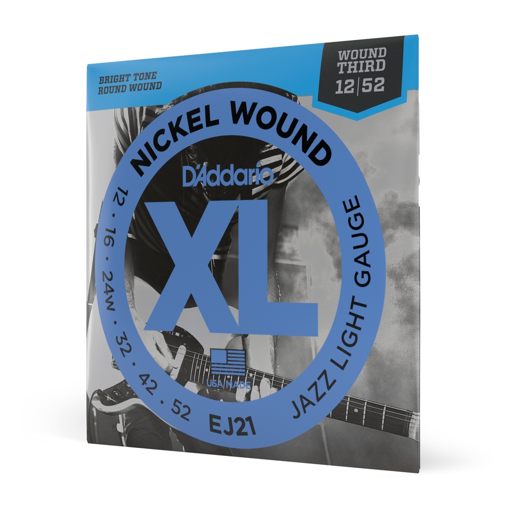 D'Addario EJ21 - Cordes Jazz Light [Nickel]