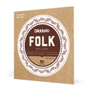 D'Addario EJ32C - Cordes Folk Nylon [Extrémité à Boule]