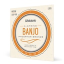D'Addario EJ55 - Jeu de Cordes Banjo [Phosphor Bronze]