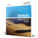 D'Addario EPBB170 - Cordes Basse Acoustique Bronze Phosphoreux