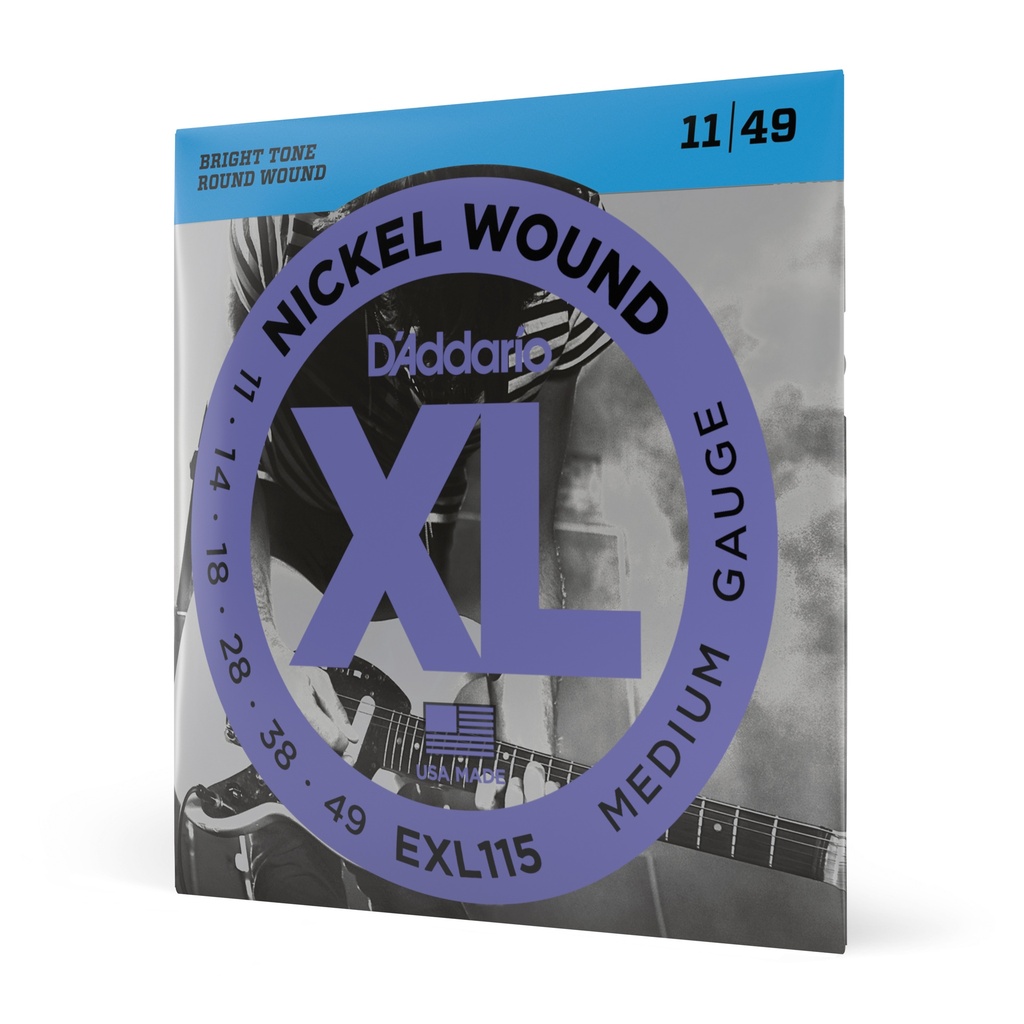 D'Addario EXL115 - Cordes Électriques [Medium 11-49]