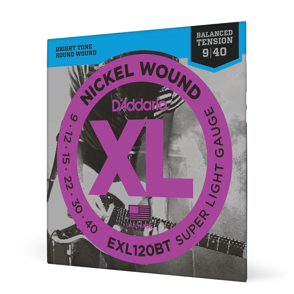 D'Addario EXL120BT - Cordes Électriques Super Light [Tension Balancée]