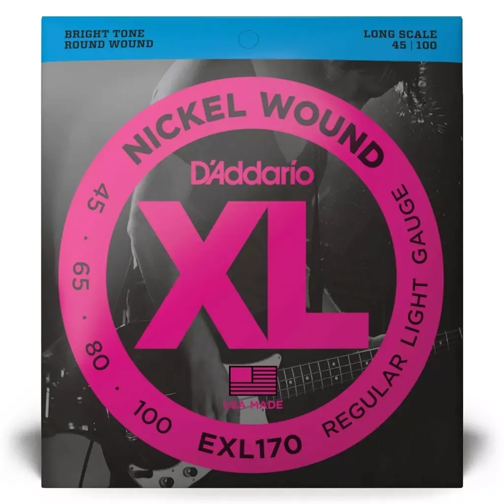 D'Addario EXL170 - Nickel Bass Strings [Light 45-100]