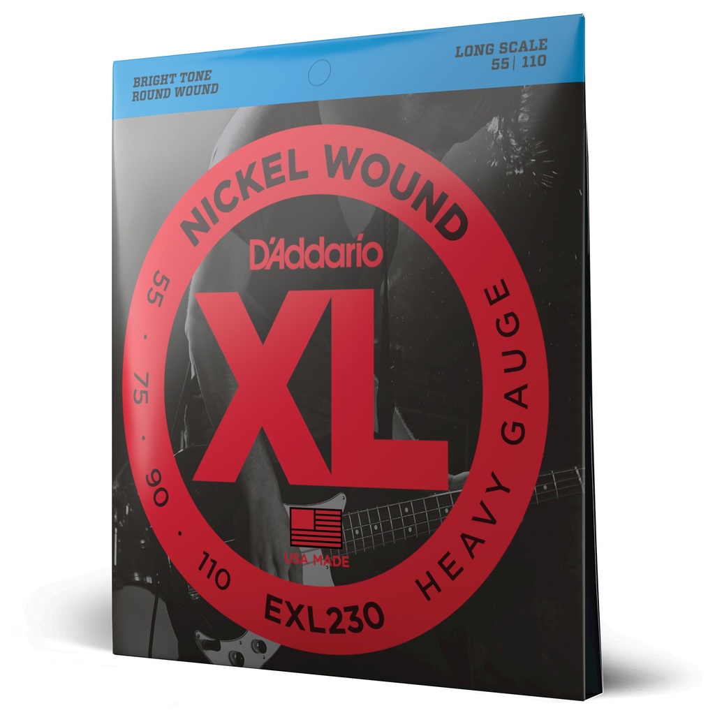 D'Addario EXL230 - Nickel Bass Strings - Heavy 55-110
