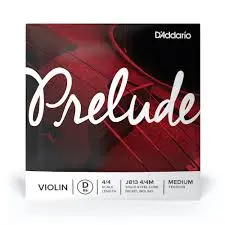 D'Addario Orchestral - J813 4/4M - D'Addario Prelude pour violon seul une ficelle Tension moyenne 4/4 Scale
