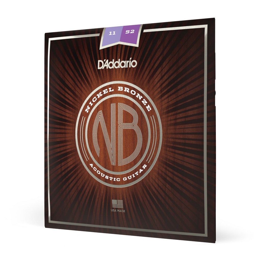 D'Addario NB1152 - Custom Light Acoustic Guitar Strings