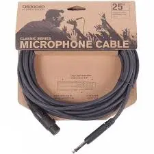D'Addario Classic Series 25 ft XLR Female to 1/4" Microphone Cable