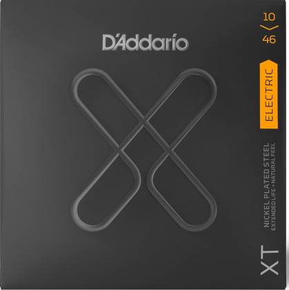 D'Addario Strings - XTE1046 - D'Addario XT Electric Nickel Plated Steel, Regular Light, 10-46