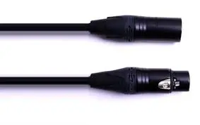 Digiflex CXX-C4-3-BLACK - Câble XLR 3 pieds - Audio Professionnel