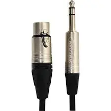 Digiflex NXFS-20 - Câble XLR(F) à 1/4 TRS - Audio de Qualité
