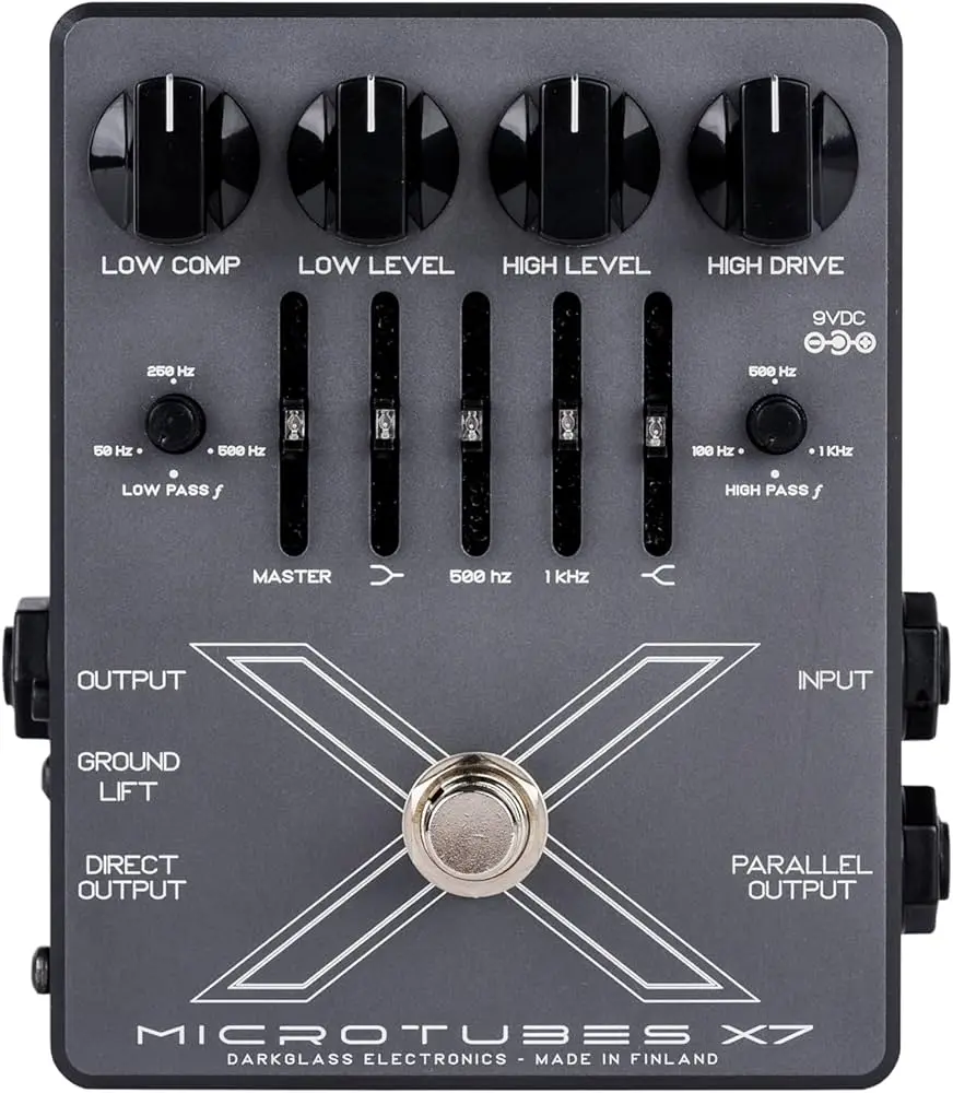 Darkglass Microtubes X7 - Pédale de Préamp de Basse - 