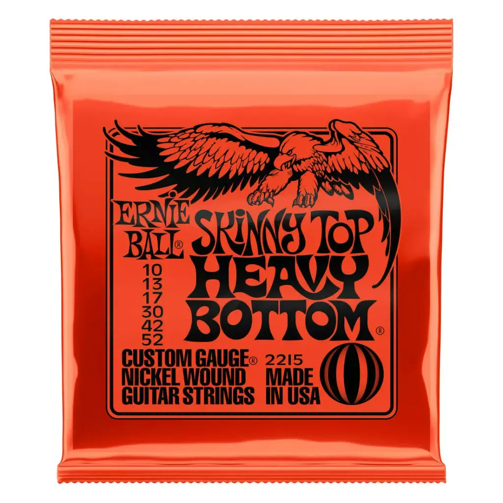 Ernie Ball 2215EB - Cordes Guitare Électrique 10-52 Skinny Heavy