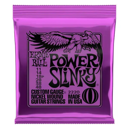 Ernie Ball 2220EB - Cordes Électriques Power Slinky 11-48