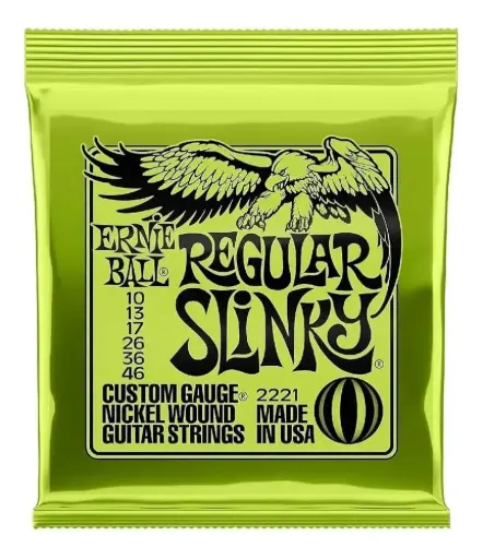 Ernie Ball 2221EB - Cordes Électriques 10-46 Regular Slinky