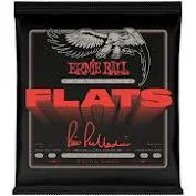Ernie Ball Cordes de Basse 43-108 Flatwound Pino Palladio