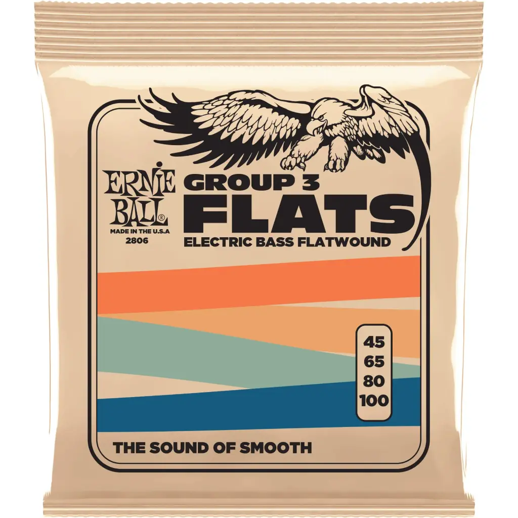 Ernie Ball EB-2806 - Cordes Basse 45-100 Flatwound