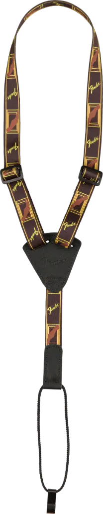 Fender Courroie Guitare Classique/Ukulélé - Noir/Jaune