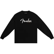 Fender Chandail à manches longues avec logo « Spaghetti » noir, très grand