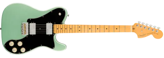 Fender Américaine Pro II Tele Deluxe - Guitare Électrique - Vert Mystic Surf
